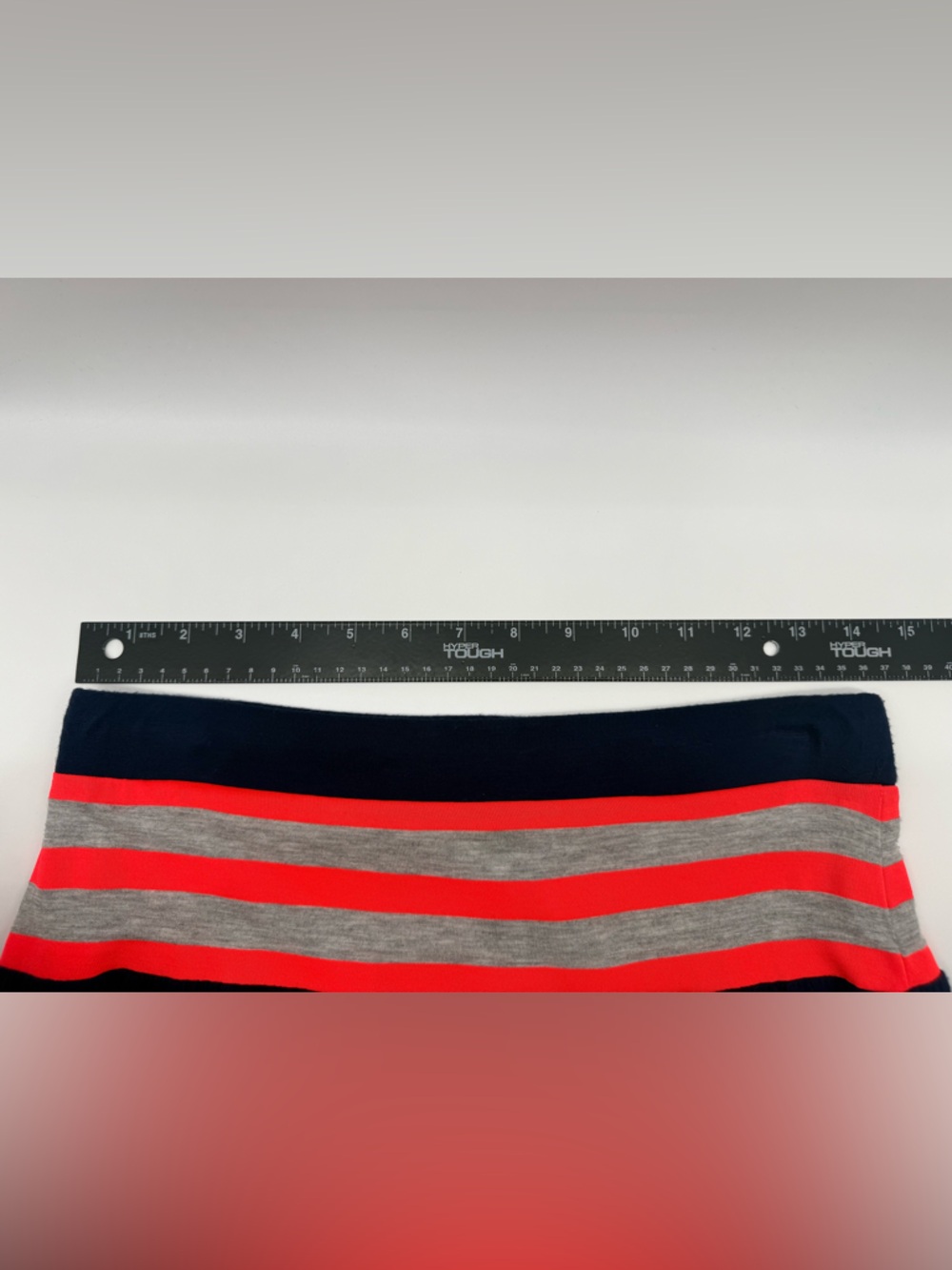 Marc by Marc Jacob’s lightweight neon stripe knit maxi skirt shaped hem size S - Picture 9 of 11